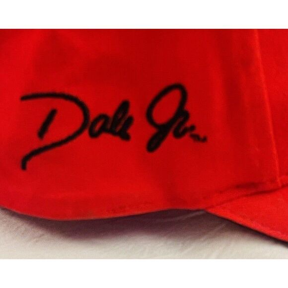 Dale Earnhardt Jr 8 Bud Budweiser Red Nascar Racing Cap SnapBack Winner's Circle - Picture 3 of 7